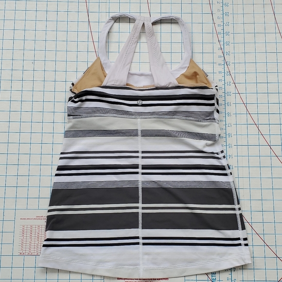 Lululemon Workout Top Built In Bra T Racer Back - Picture 3 of 7